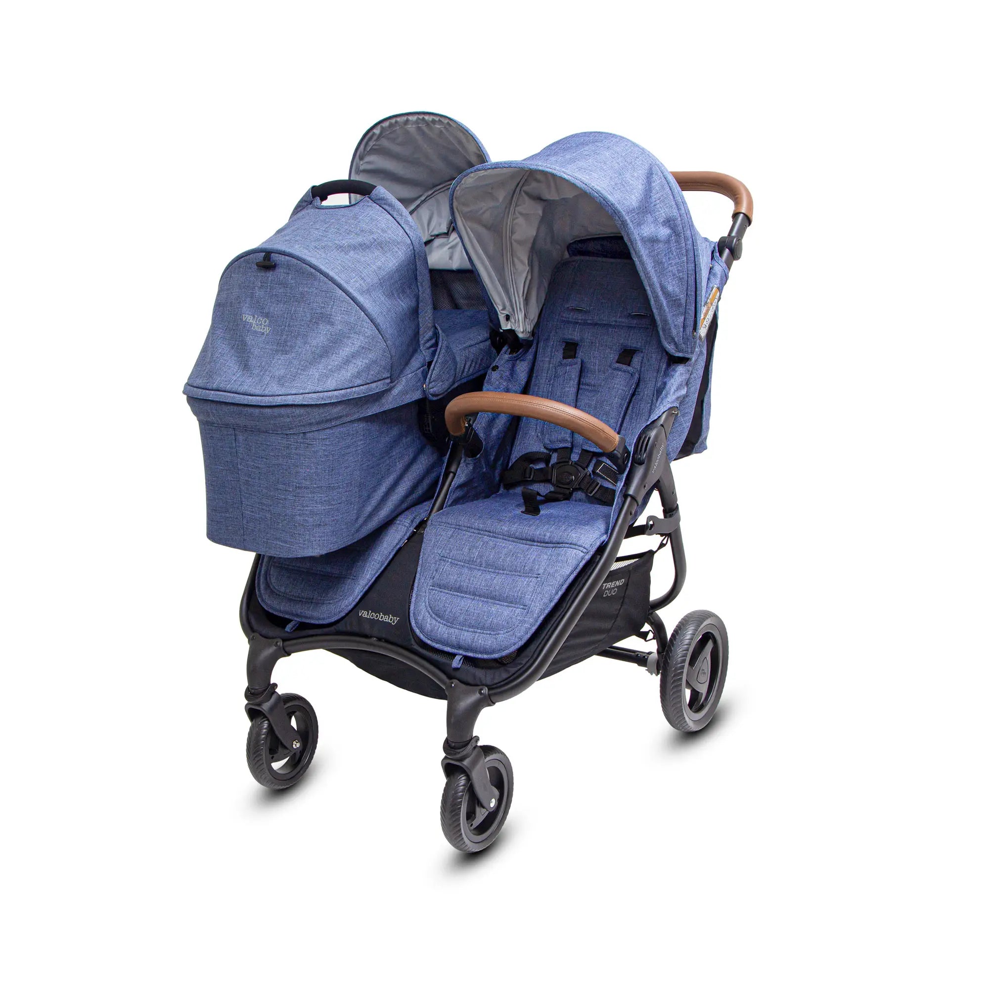 Valco Baby Trend Duo Bassinet - Portable Infant Crib for Newborns & Babies | Lightweight, Compact & Safe Sleeping Solution for Home, Travel & Nursery Use