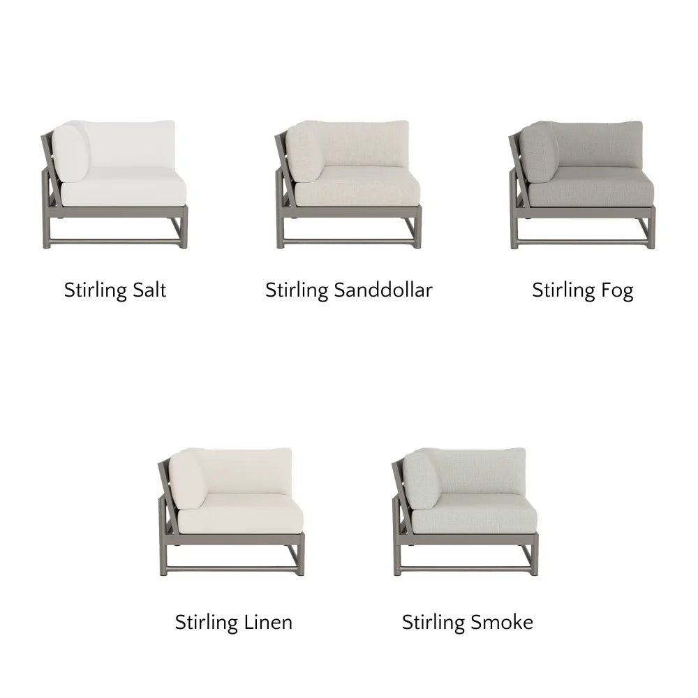 Breeze XL Outdoor Corner Sectional Sofa - Waterproof Patio Furniture Set with Cushions for Backyard, Poolside & Garden Relaxation