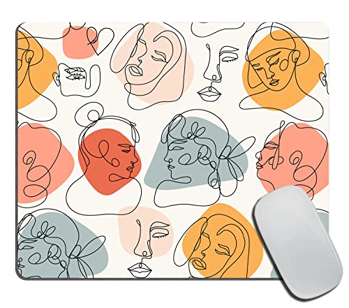 Pastel Abstract Faces