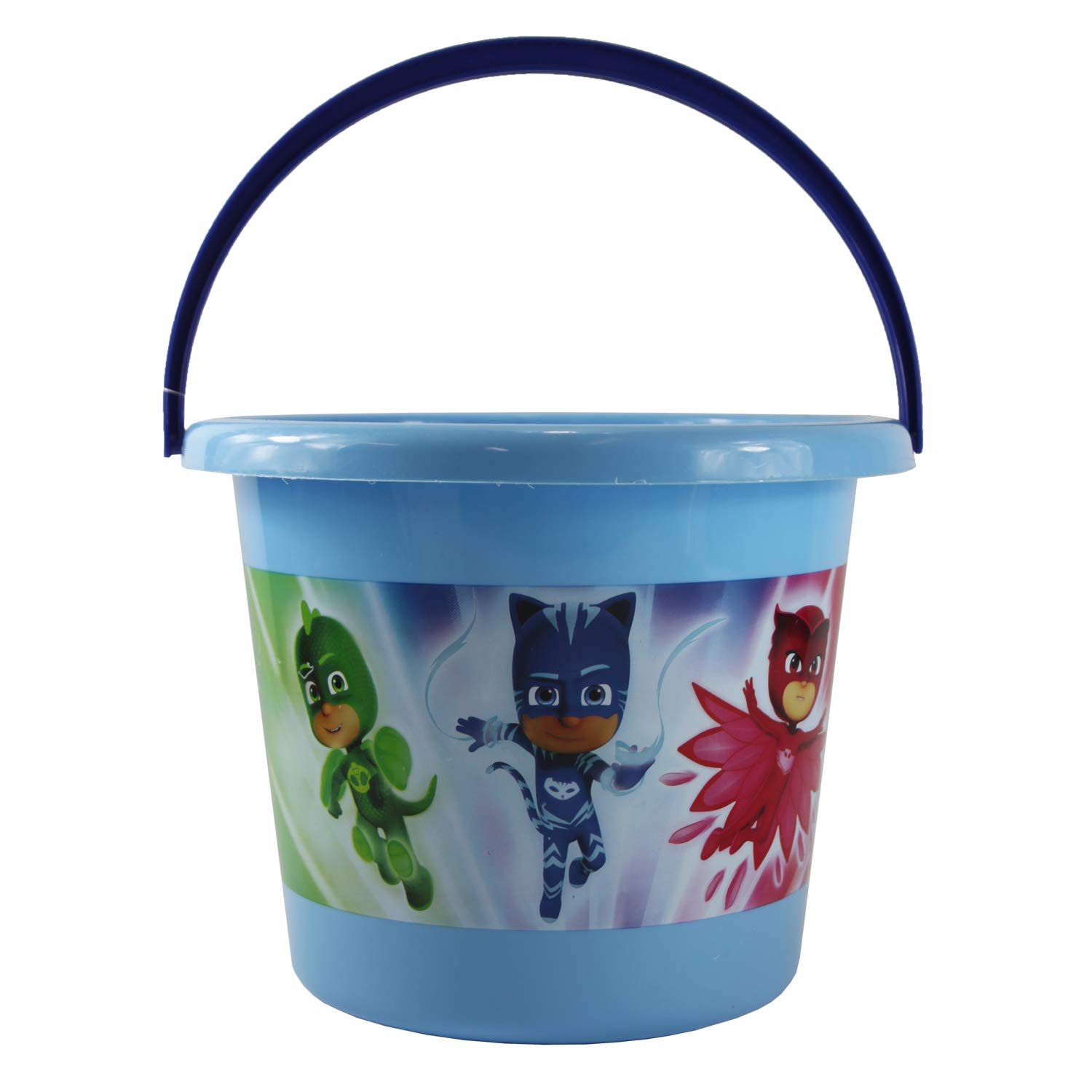 PJ Masks Kids' Play Bucket - Superhero Toy Storage & Sand Pail for Outdoor & Beach Fun