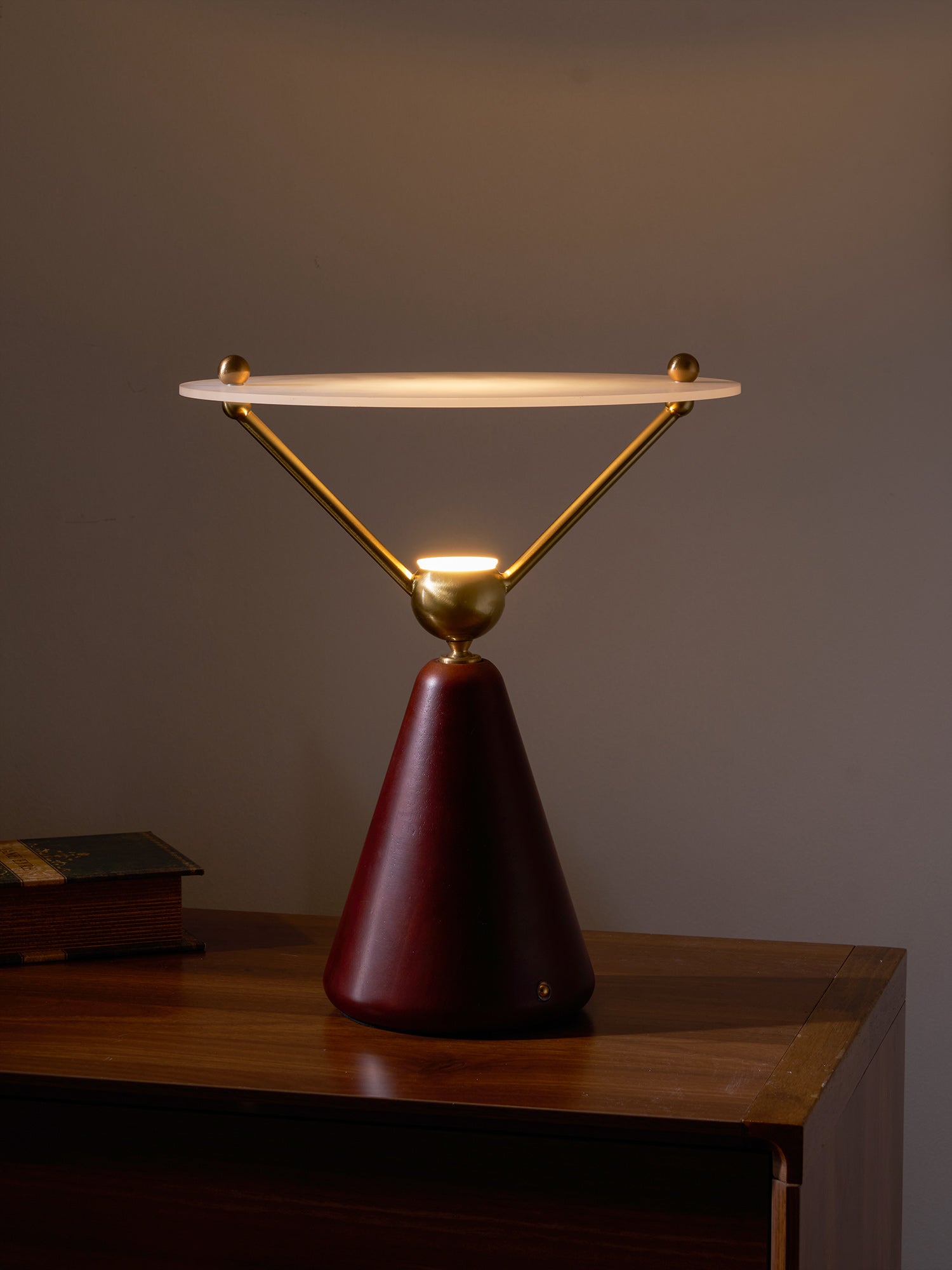 Equoray Modern LED Table Lamp - Adjustable Brightness, USB Charging Port, Touch Control for Bedroom, Office & Living Room - Perfect for Reading, Working & Relaxing