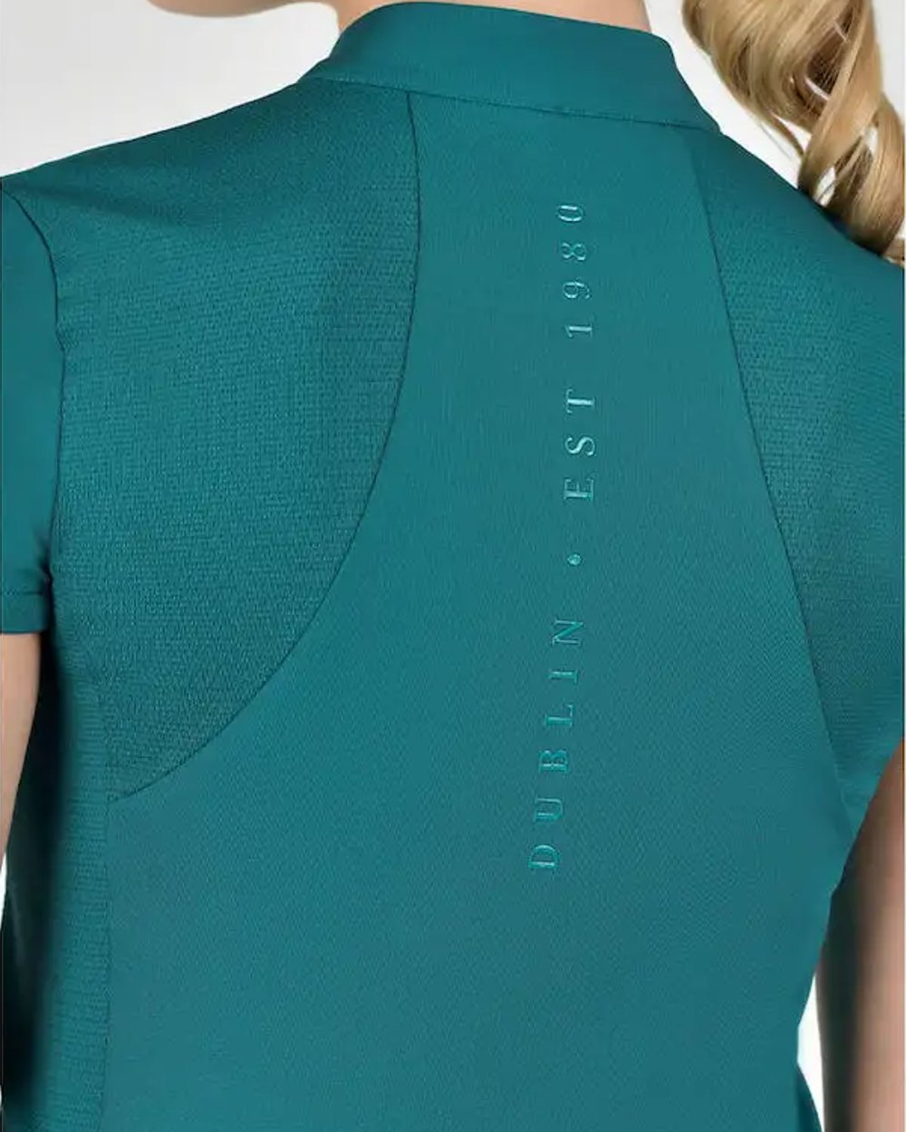 Dublin Tabby Women's Short Sleeve Equestrian Riding Shirt - Breathable & Comfortable for Horseback Riding, Training & Outdoor Activities