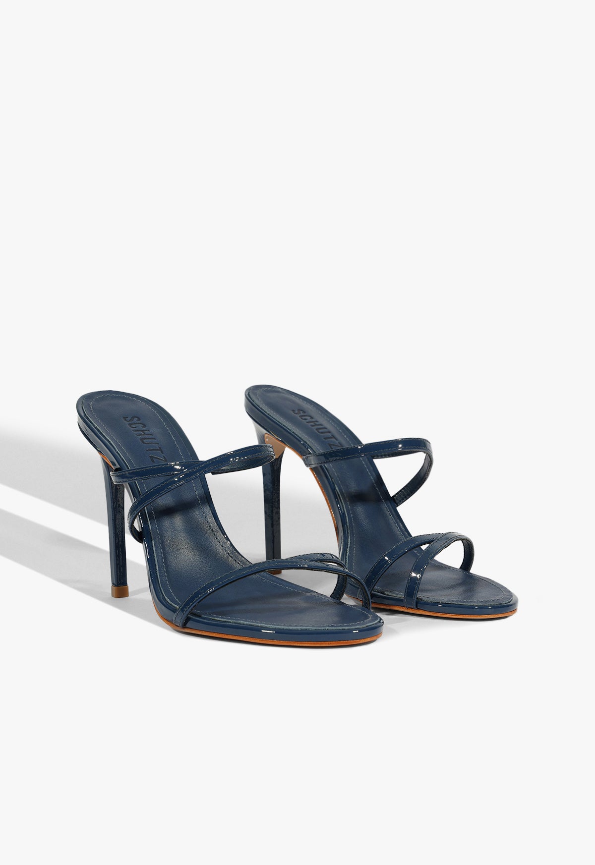 Diana Patent Leather Sandals with 2.5 Inch Heel - Women's High Heel Dress Sandals for Party, Wedding & Evening Events - Style S2152900470003