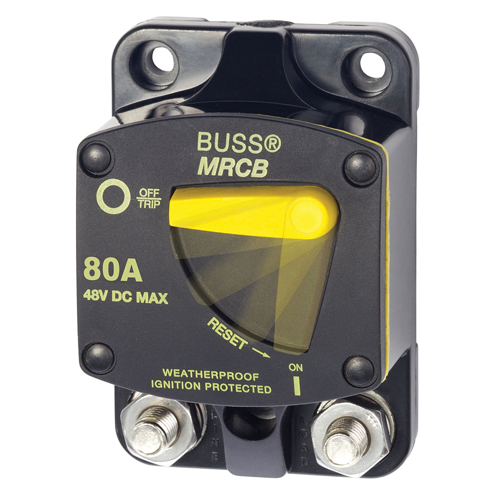 Blue Sea 187 Series 25-150A Surface Mount Thermal Circuit Breakers - Marine & RV Electrical Protection for Boats, Yachts, and Campers