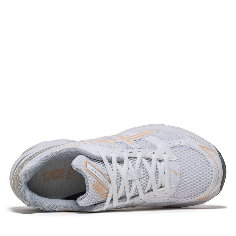 Women's ASICS GEL-1130 Running Shoes - White/Bisque - Lightweight Cushioned Sneakers for Jogging, Gym & Everyday Wear