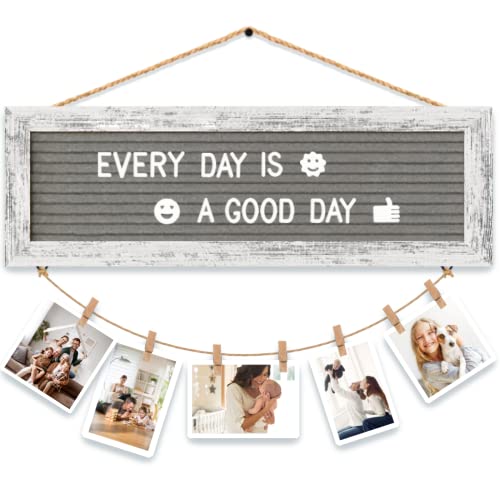 White Frame and Grey Felt (1 Hemp Ropes)