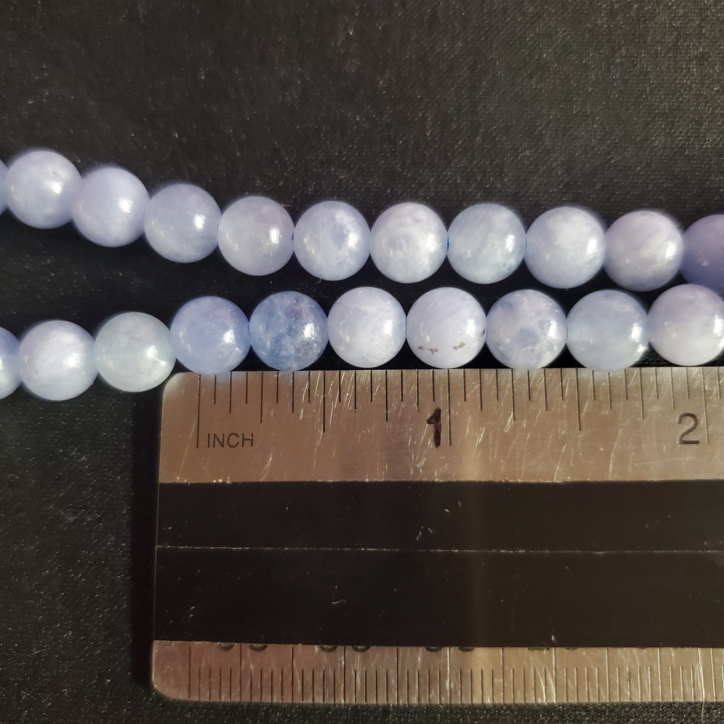 8mm Round Dyed Baby Blue Marble Beads for Jewelry Making, DIY Crafts, Bracelets & Necklaces - Perfect for Home Decor and Gift Giving
