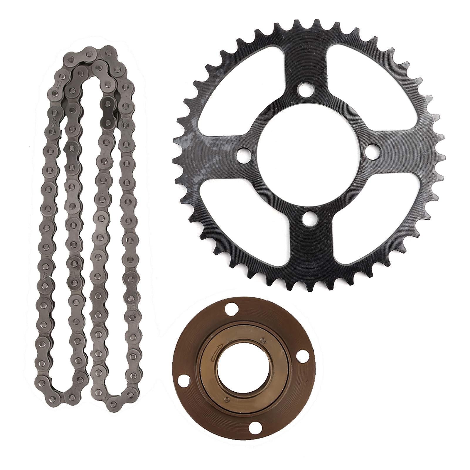 VINGVO Heavy-Duty Metal Toothless Flywheel - High-Quality Electric Tricycle Crankset for E-Trikes | Professional Grade Replacement Part for Smooth Riding & Long-Lasting Performance | Perfect for Urban Commuting, Cargo Transport & Recreational E-Tricycle Use