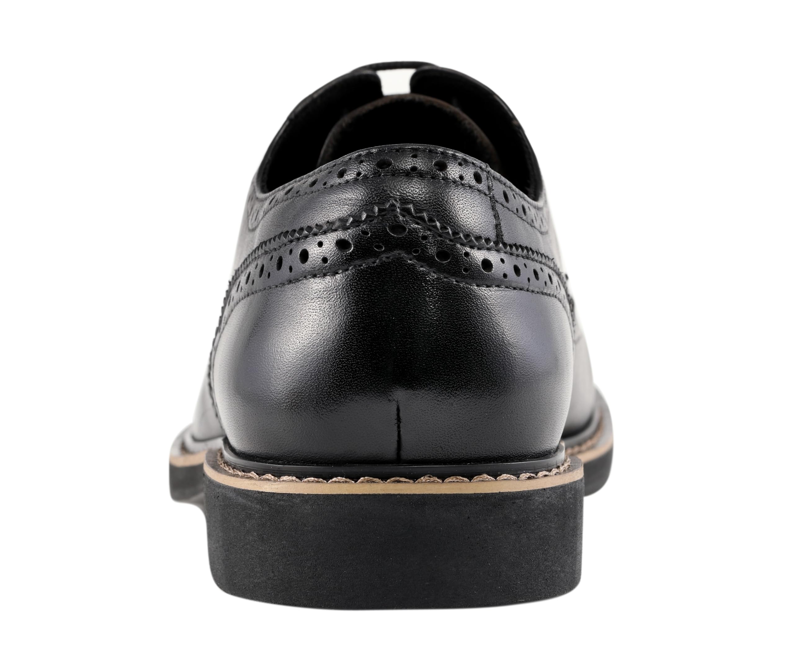 Asher Green AG100 Genuine Calf Leather Wingtip Oxford Dress Shoes for Men - Two Tone & Multi Tone Formal Business Shoes - Perfect for Office, Weddings & Special Occasions