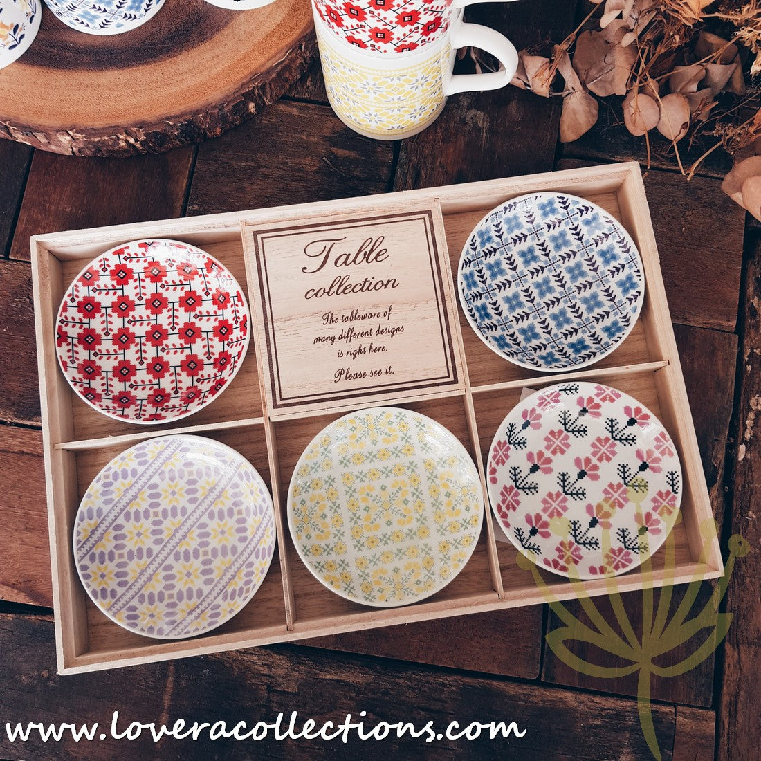 Japanese Fabric Gift Set with Matching Mugs - 65% Off Clearance Sale - Perfect for Home Decor, Tea Time & Thoughtful Presents