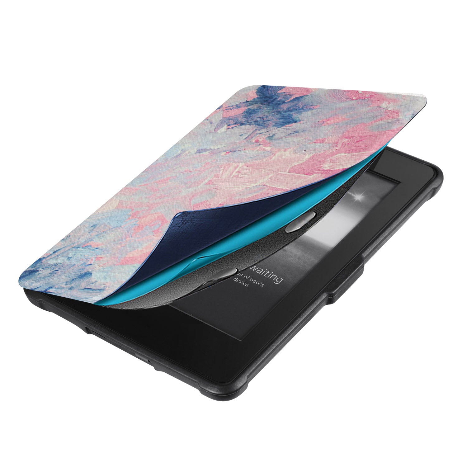Premium Kindle Case with Oil Painting Abstract Design - Waterproof & Lightweight Cover for Kindle Paperwhite, Oasis, and Voyage - Perfect for Reading, Travel, and Gifts