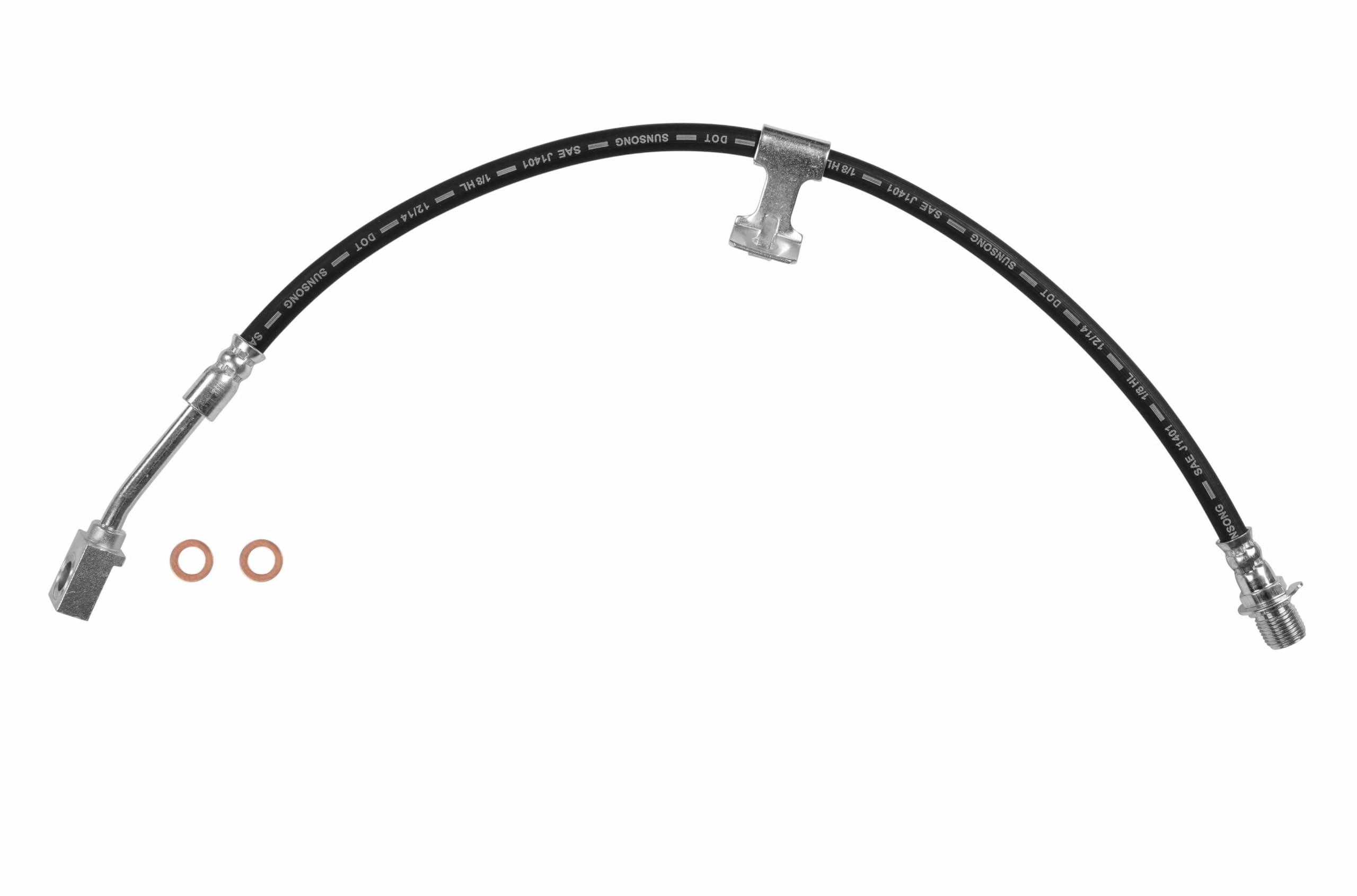 Sunsong 2203087 Brake Hydraulic Hose - High Performance Replacement for Smooth Braking | Perfect for Trucks, SUVs & Off-Road Vehicles
