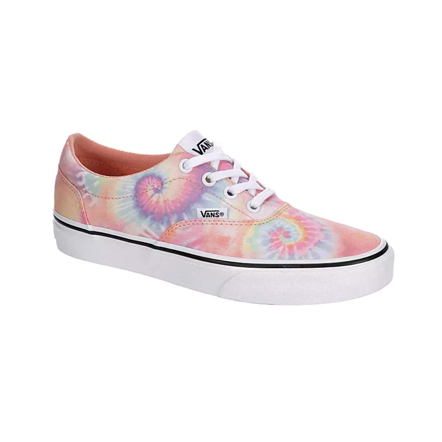 Vans Unisex Doheny Lo Sneaker - Heart Tie Dye Casual Shoes for Men & Women | Comfortable Slip-On Sneakers for Walking, Travel & Everyday Wear