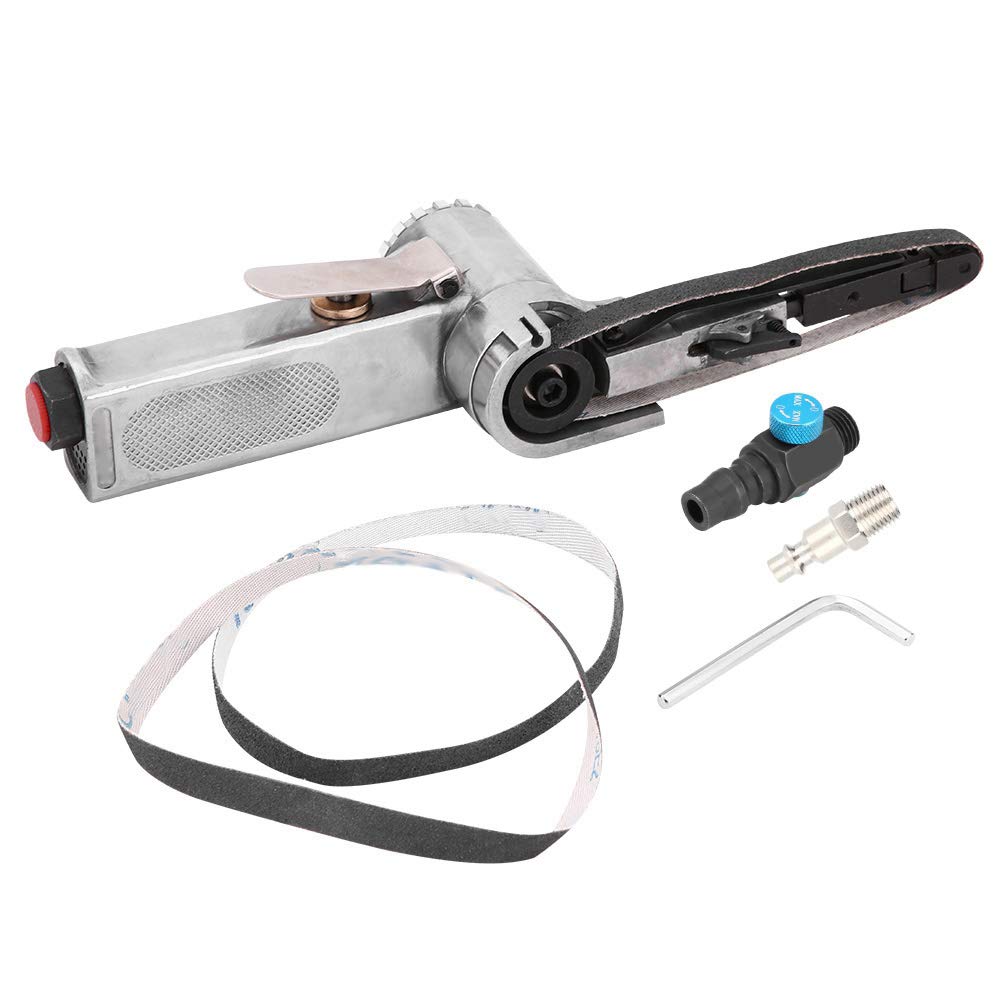 10mm Pneumatic Air Belt Sander - Professional Polisher & Grinding Machine for Metal, Wood & Auto Body Work | DIY & Professional Workshop Tool for Sanding, Polishing & Surface Preparation