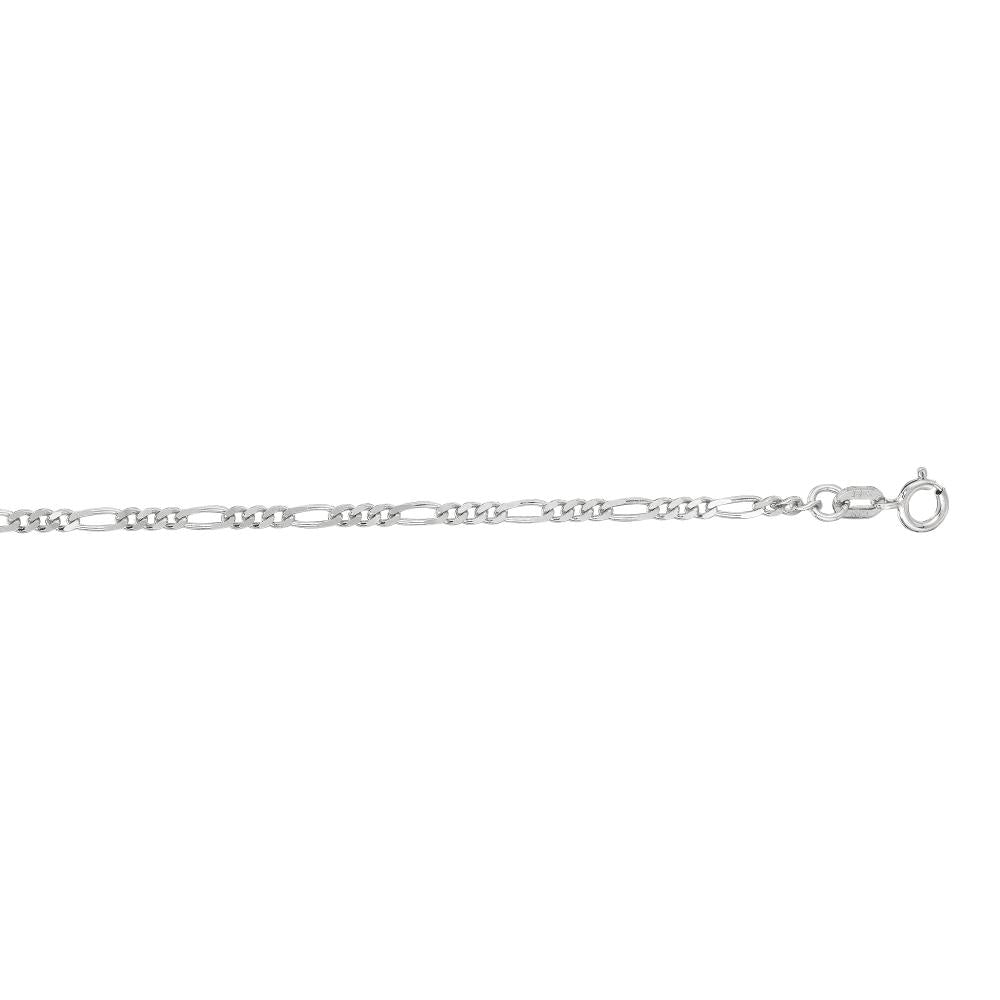 14K Gold 1.9mm Figaro Chain Necklace for Men & Women - Durable Luxury Jewelry for Everyday Wear, Gifts & Special Occasions