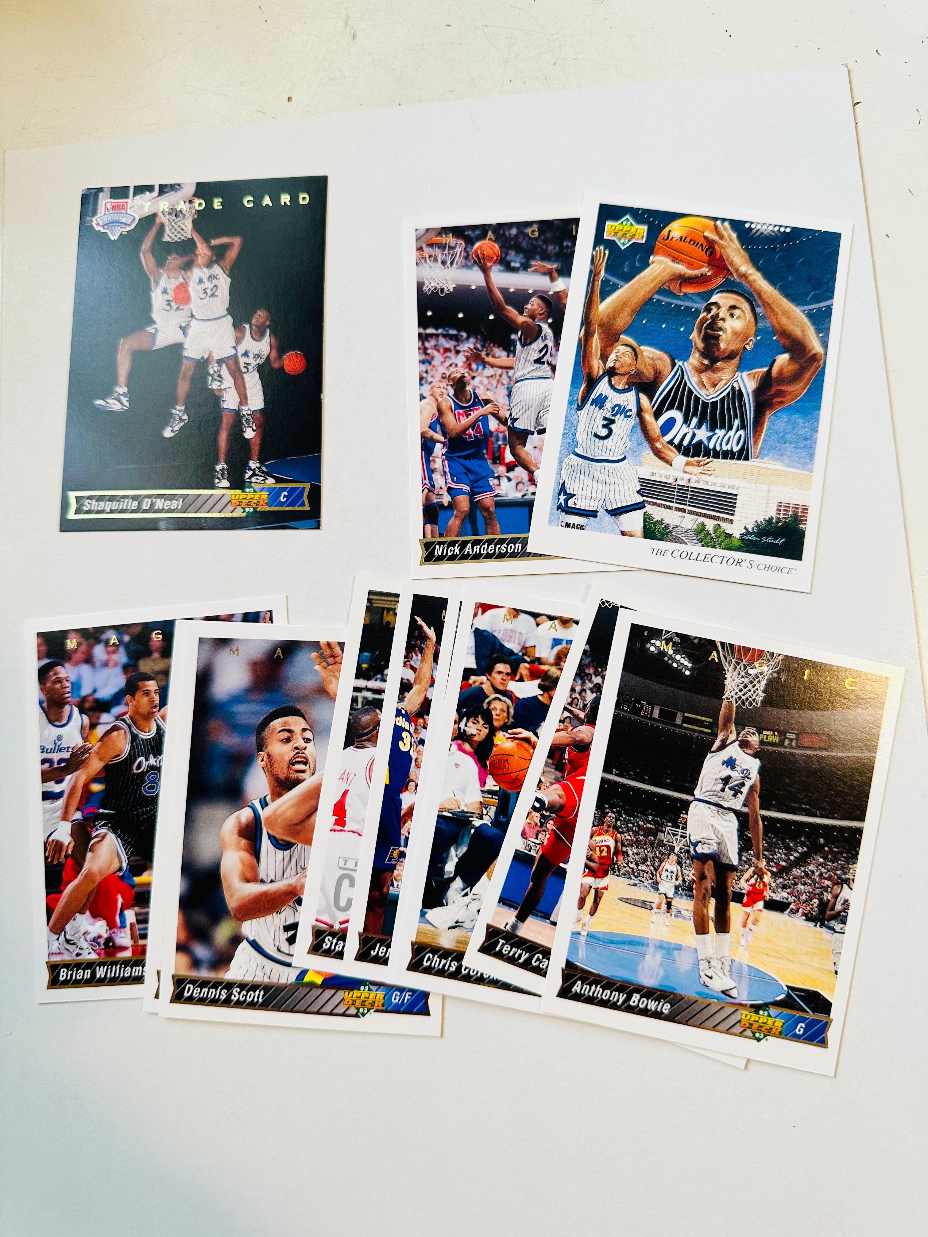 1992 Upper Deck Shaquille O'Neal Rookie Card with Complete Team Set - Perfect for NBA Collectors, Basketball Memorabilia Fans & Sports Card Investors