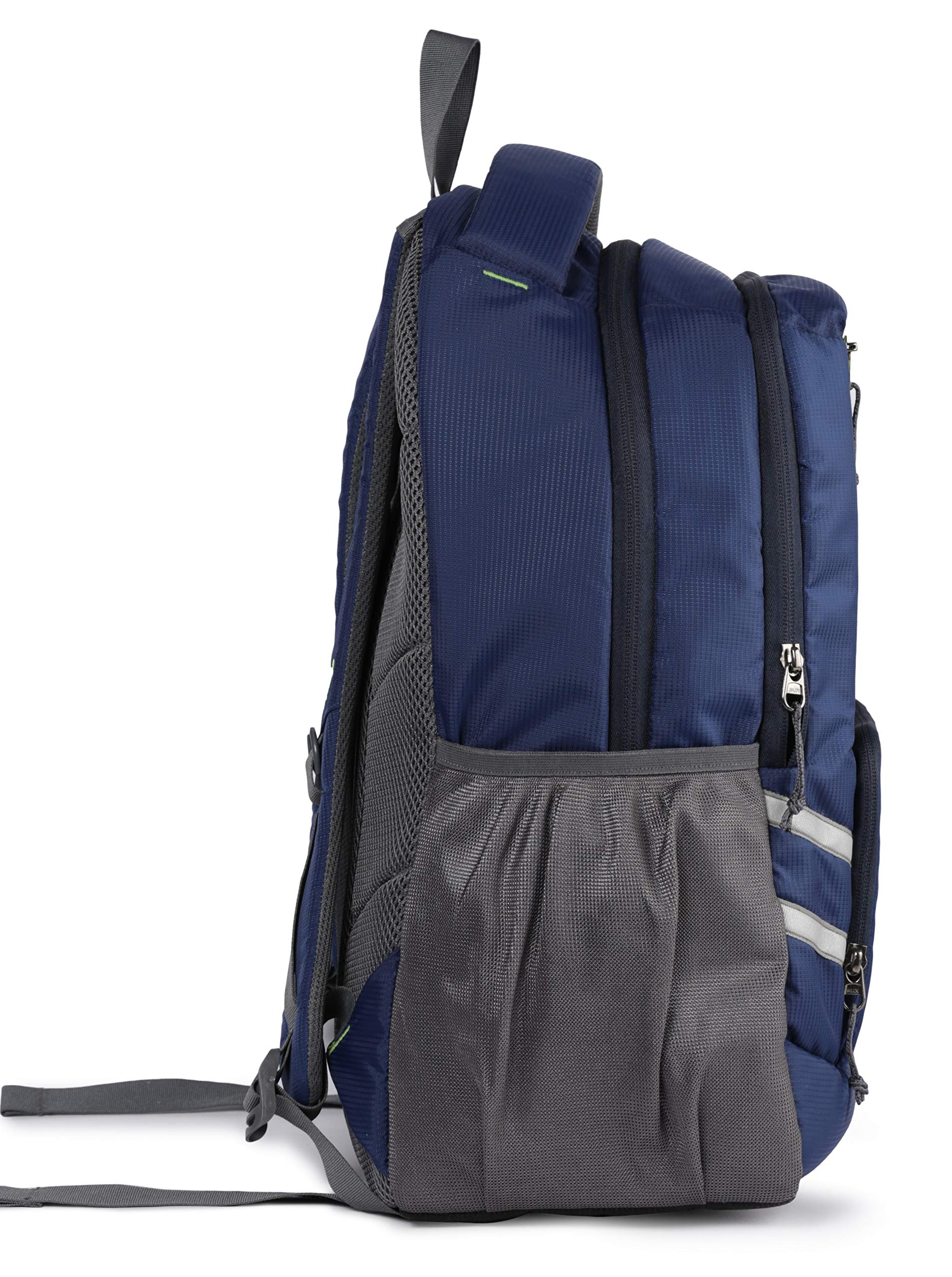 F Gear Intellect Doby Waterproof School Backpack with Rain Cover - Perfect for Students, Travel & Outdoor Activities