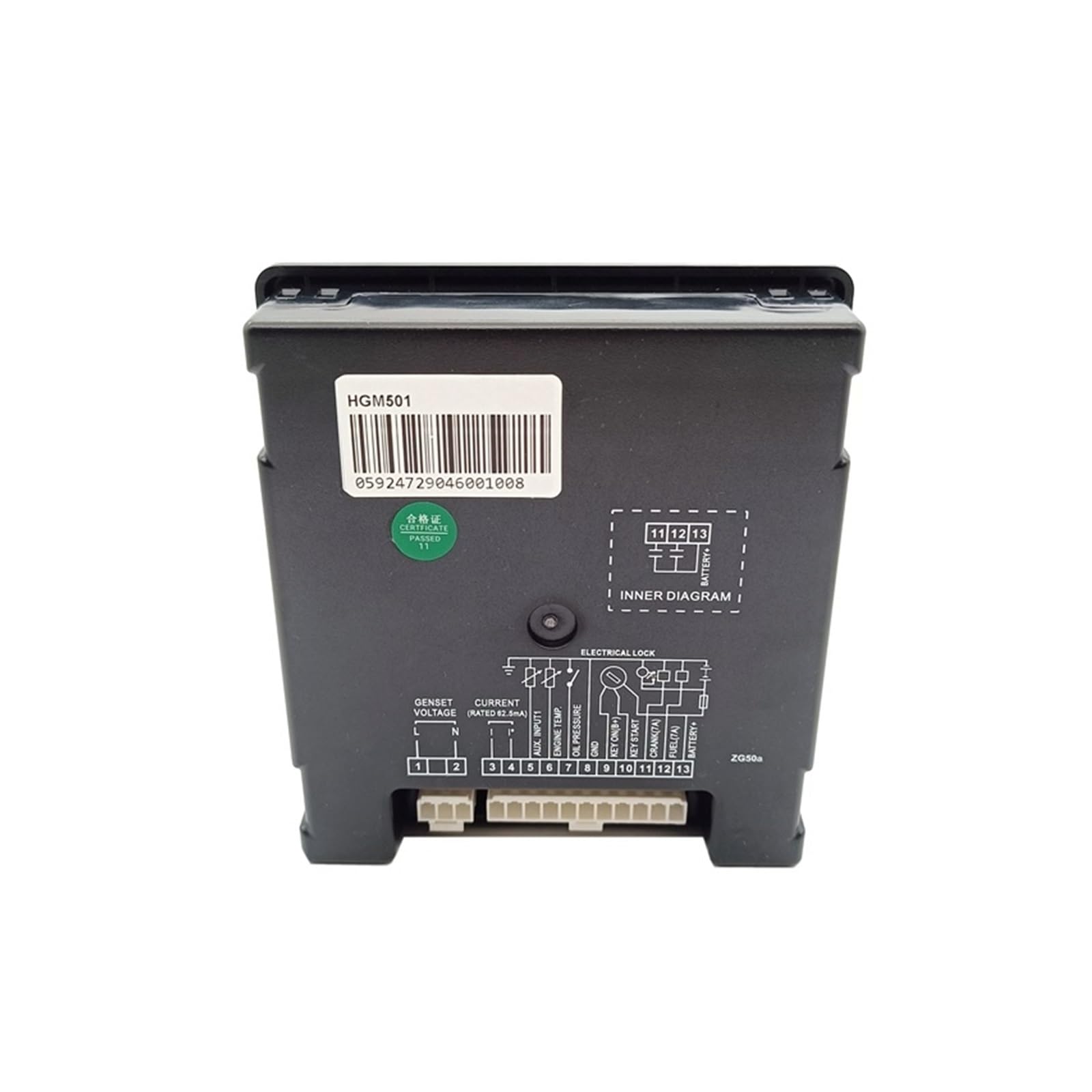 HGM501 Gasoline & Diesel Generator Controller - Small Genset Control Panel for Backup Power & Emergency Use