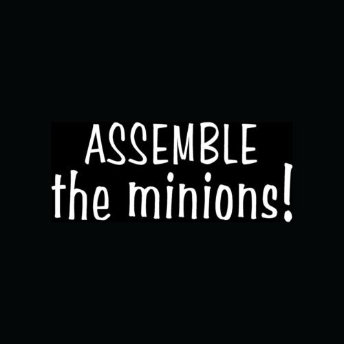 Funny Minions Stickers - Die Cut Vinyl Decals for Windows, Cars, Laptops & More - Perfect for MacBook, Tool Boxes & Smooth Surfaces - Great for Kids Rooms, Office Decor & Personalizing Devices