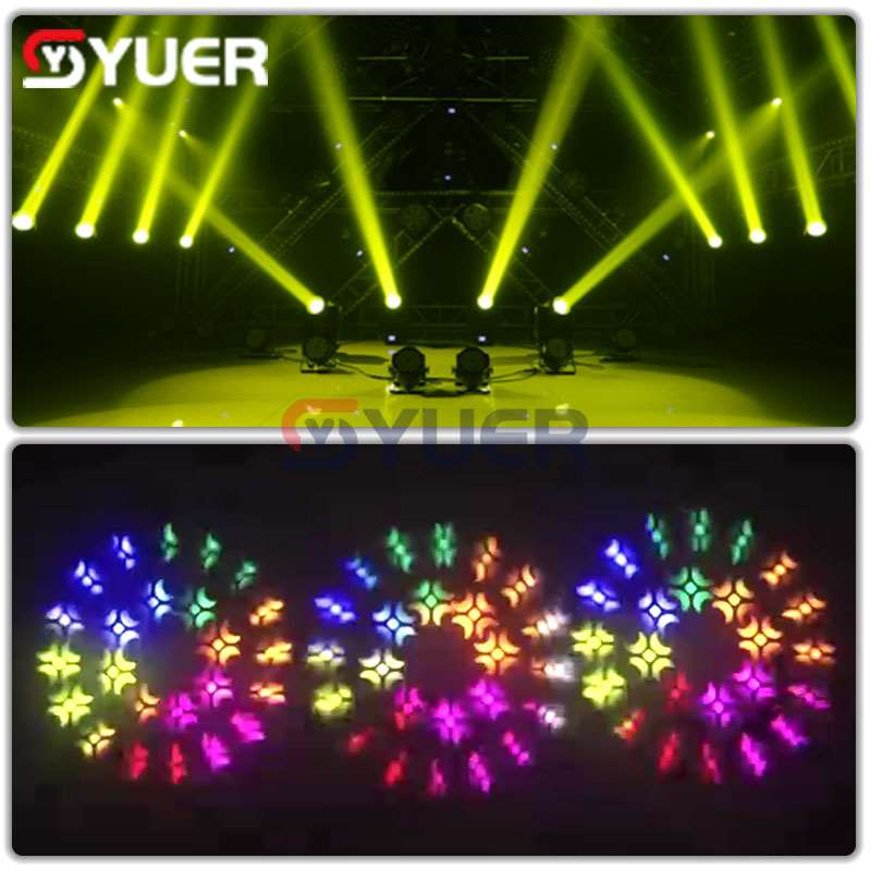 YUER™ MINI 7R 230W DMX Moving Head Light - 16/20 Channel Beam Spot Light with Lyre Bracket for DJ, Bar, Disco, Concert & Party Lighting - Fast Shipping | Perfect for Stage Shows, Nightclubs & Events