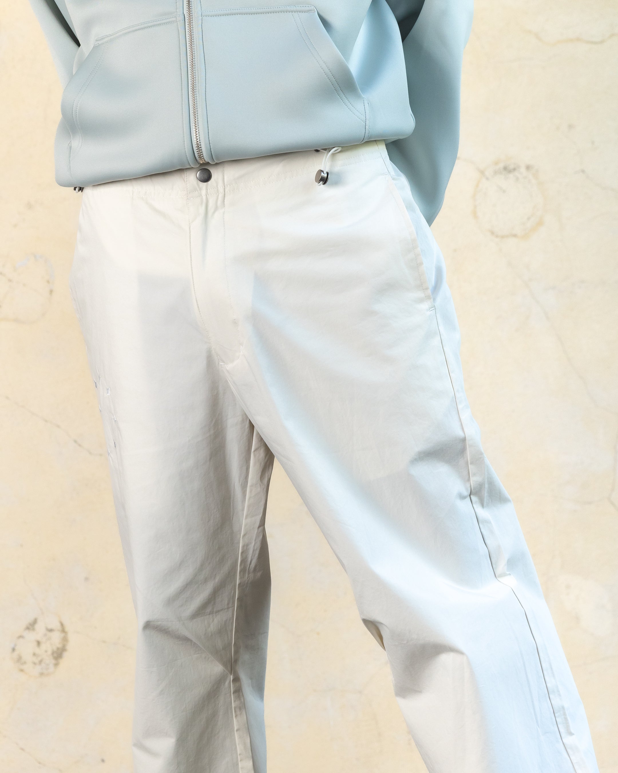404 Silhouette Pants in Off White - Trendy High-Waisted Wide Leg Trousers for Women | Perfect for Office, Casual Wear & Special Occasions