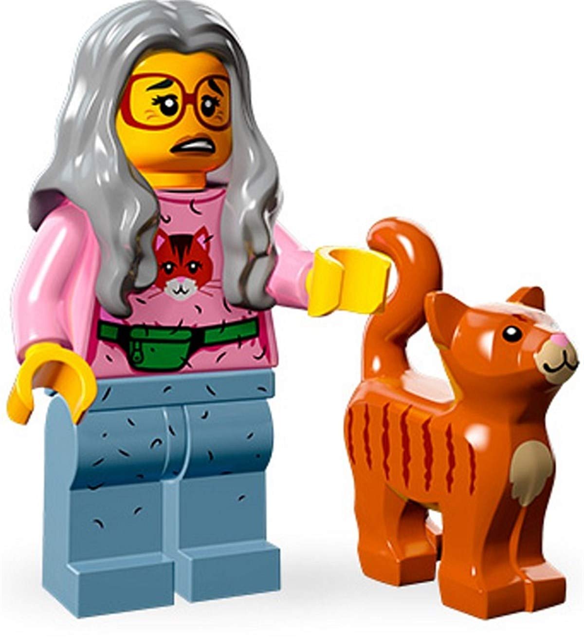 LEGO The Movie Minifigure Series - Mrs. Scratchen-Post Cat Lady (71004-6) | Collectible Building Toy for Kids & Adults | Perfect for Display, Play & Movie-Themed Collections