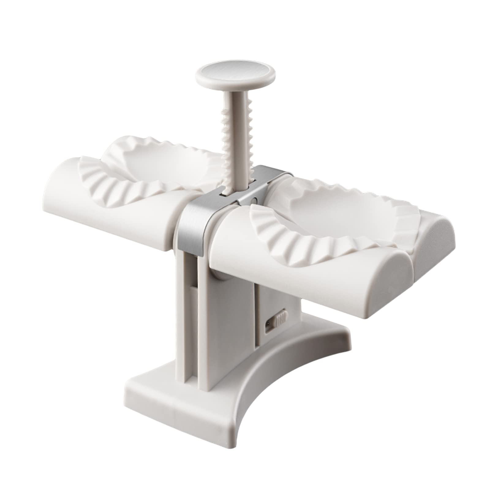 RTEY Automatic Empanada Press - Double Head Dumpling Maker & Ravioli Mold for Quick & Easy Homemade Dumplings - Perfect Kitchen Tool for Making Empanadas, Dumplings & Pasta at Home