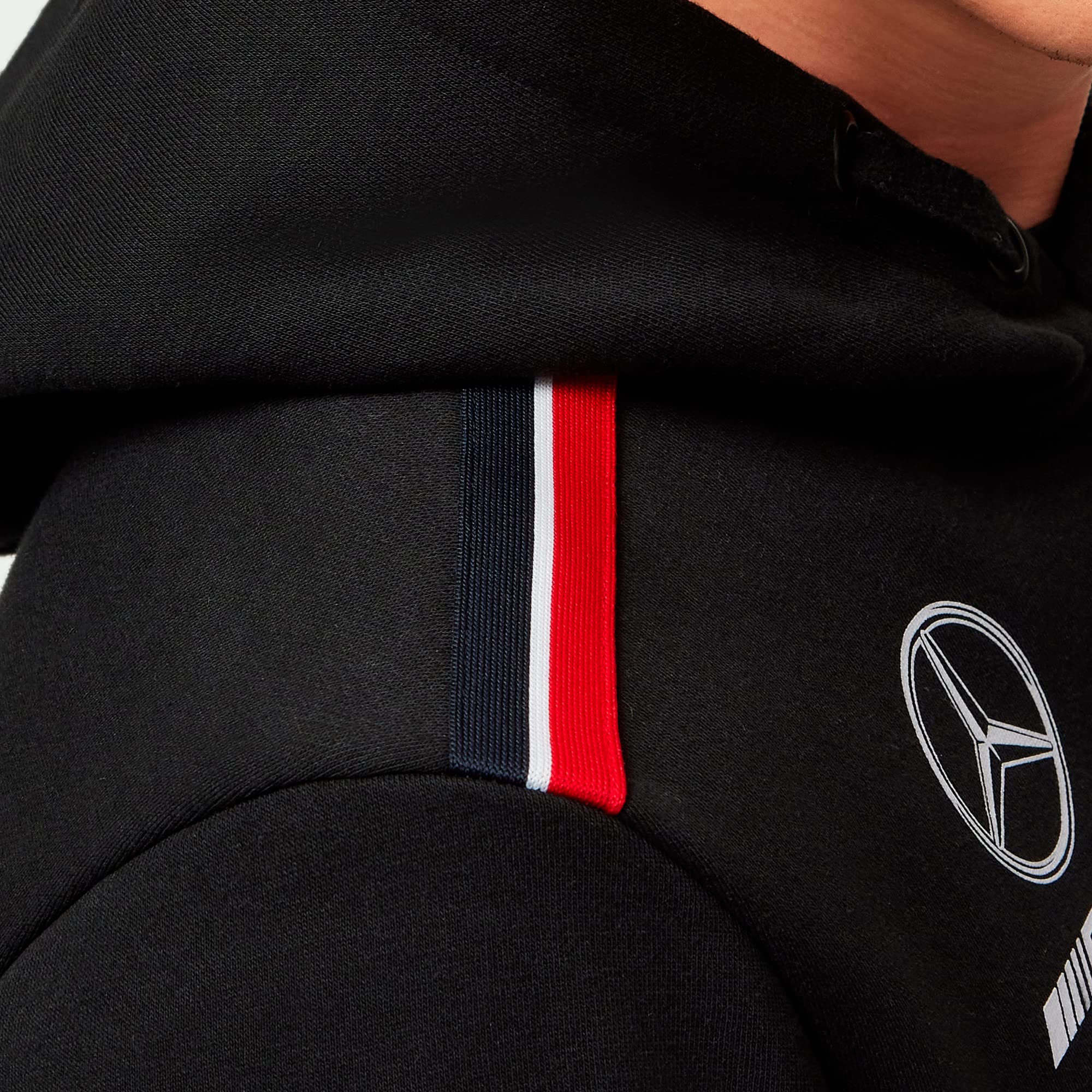 2023 Mercedes AMG Petronas F1 Team Hoodie - Black Men's Medium Size - Official Formula One Racing Apparel for Fans & Enthusiasts - Perfect for Race Day, Gifts & Casual Wear