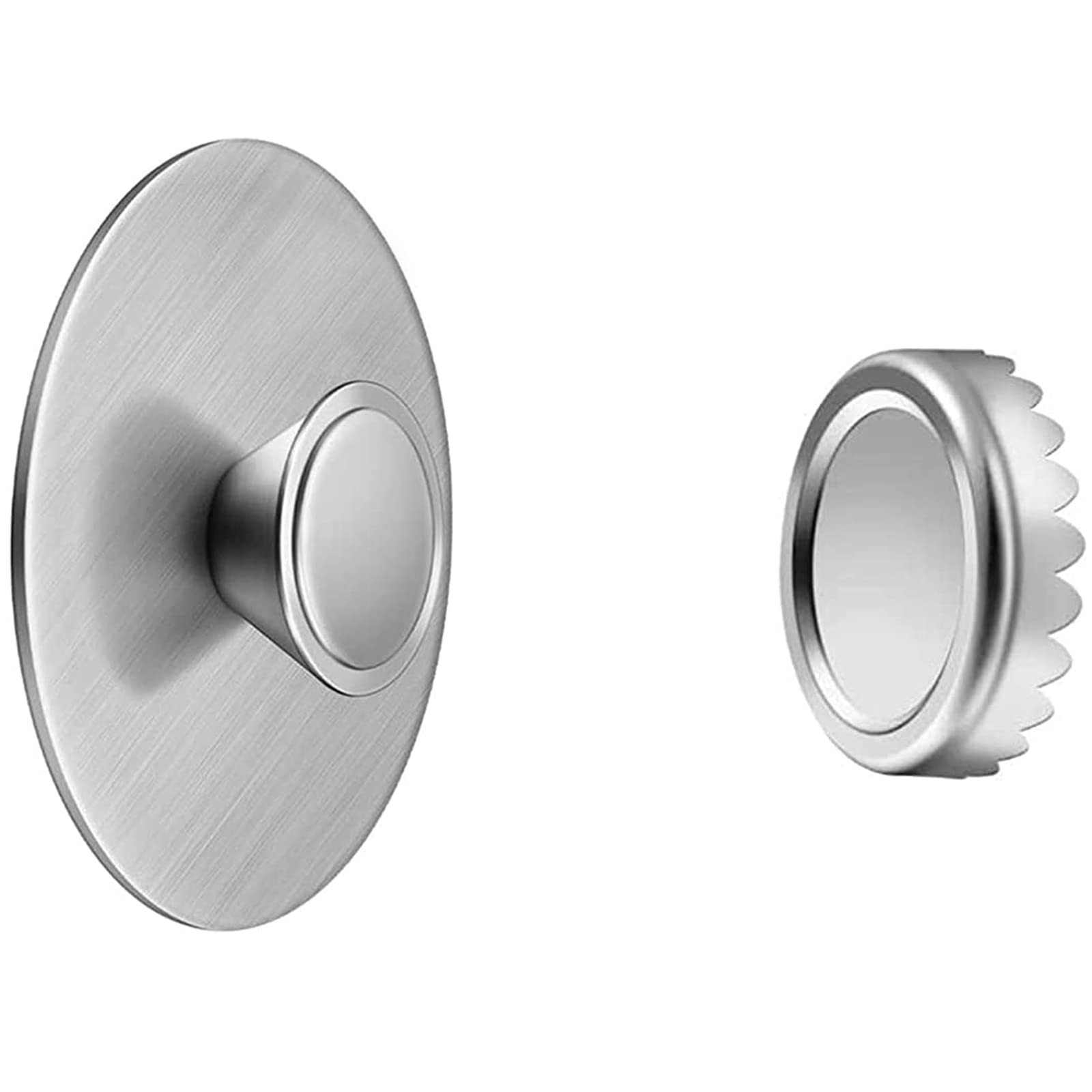 Stainless Steel Magnetic Soap Holder - Self Draining Bar Soap Saver for Shower Wall, Kitchen & Bathroom - Easy Clean Gray Soap Dish (1 Pack) | Perfect for Organizing Bar Soap in Wet Areas & Keeping Countertops Dry