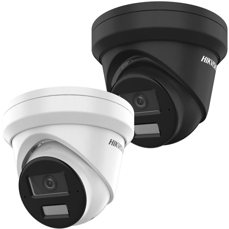 4MP Smart Hybrid AcuSense Turret Security Camera - DS-2CD2343G2-LI2U/SRB, PoE, Built-in Mic & Siren, Night Vision, IP67 Weatherproof - Ideal for Home Security, Business Surveillance & Outdoor Monitoring