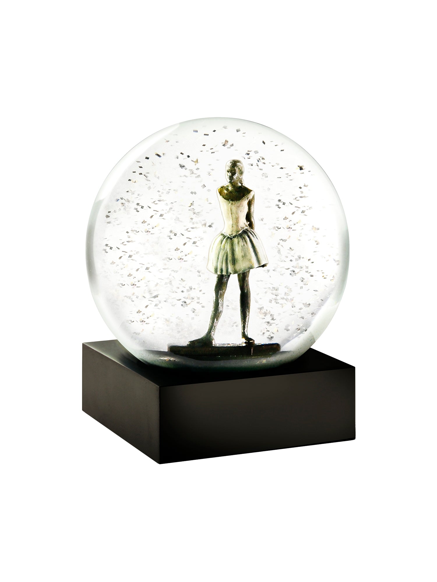 Degas Dancer Snow Globe - Elegant Ballet Figurine with Glittering Snowfall, Perfect for Home Decor, Gift, and Collectibles | Christmas, Office, and Shelf Decoration