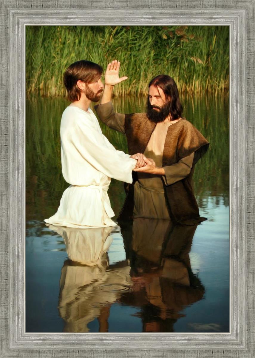 Behold The Lamb Of God - Religious Wall Art Decor for Home & Church - Perfect for Christian Faith Inspiration & Spiritual Decorations