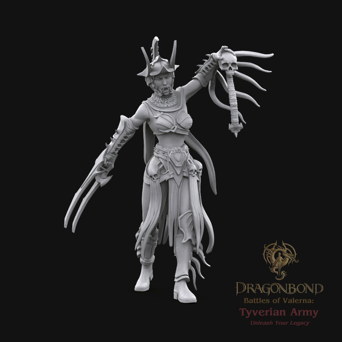 Champion Chemra - Bloodclaws Captain | Action Figure for Collectors & Gamers | Perfect for Display & Role-Playing Battles
