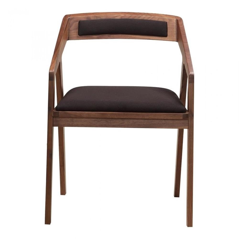 Dagma Arm Chair - Modern Home Collection, Black Upholstered Lounge Chair for Living Room, Office, or Reading Nook