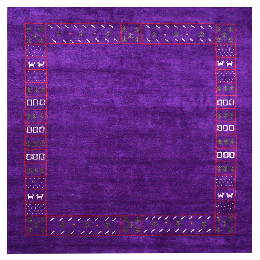 Handmade Cairo Hand Knotted Wool Area Rug - Traditional Persian Design for Living Room, Bedroom & Office Decor
