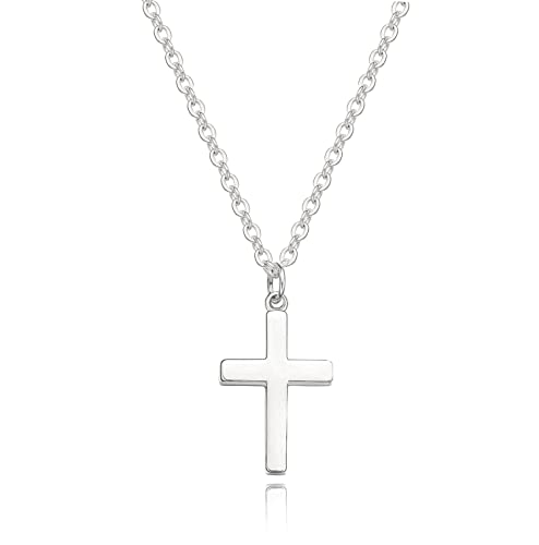 Classic style 2-small silver cross necklace