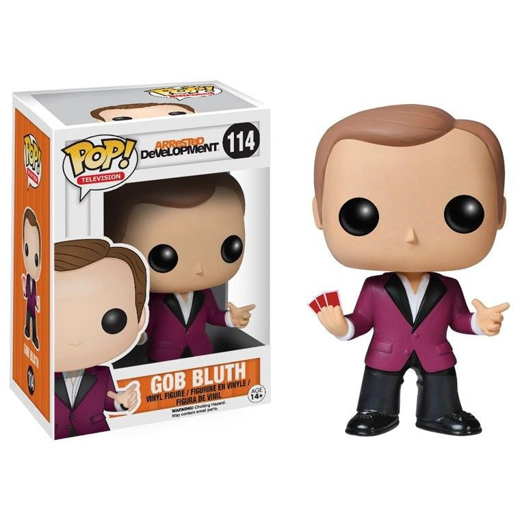 Arrested Development Gob Bluth Pop! Vinyl Figure #114 - Funko Collectible for TV Show Fans & Home Decor