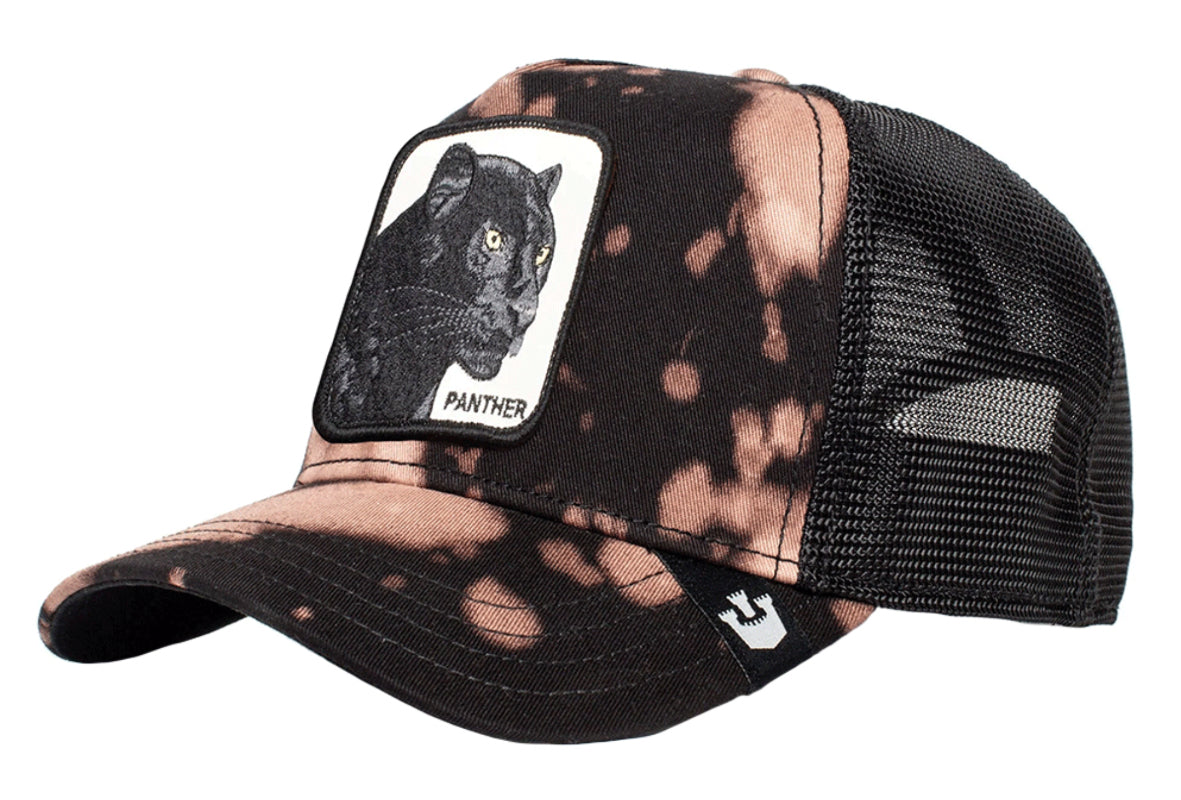 Goorin 'Acid Panther' Black Trucker Cap - Stylish Adjustable Snapback Hat for Men & Women - Perfect for Outdoor Activities, Concerts, and Casual Wear