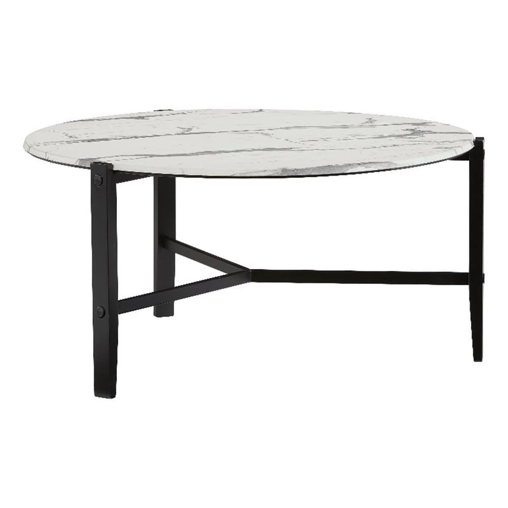 Progressive Furniture Rowen Cocktail Table - Modern Coffee Table for Living Room, Lounge & Office - Stylish Center Table with Storage Shelf for Home Decor