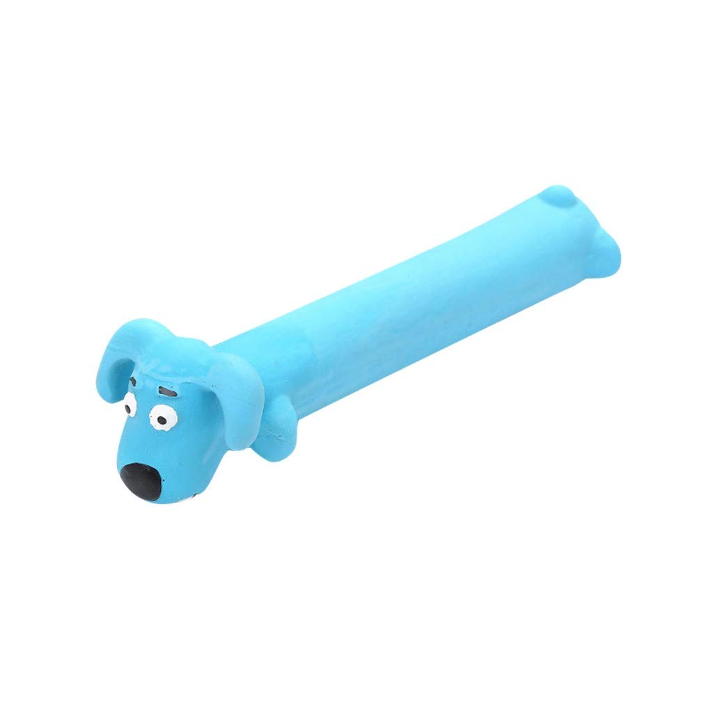 Durable Squeaky Dog Chew Toys for Teeth Cleaning - Interactive Puppy Chewing Toy for Small & Large Dogs - Perfect for Indoor Play & Dental Health