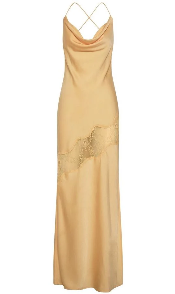 Mermaid Spaghetti Straps Yellow Party Dress | Backless Prom Dress J4901 | Perfect for Beach Weddings, Summer Parties & Formal Events