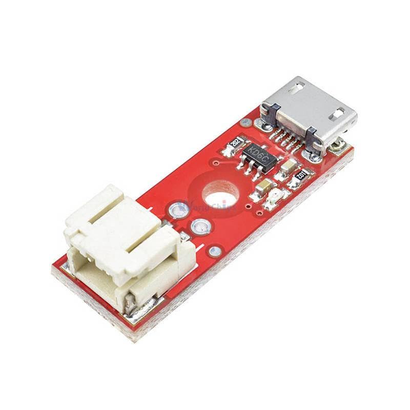 3.7V 500mA Micro USB Lithium Battery Charger Board Module with MCP73831T Chip - High Performance Charging for DIY Electronics, Portable Devices & Solar Projects