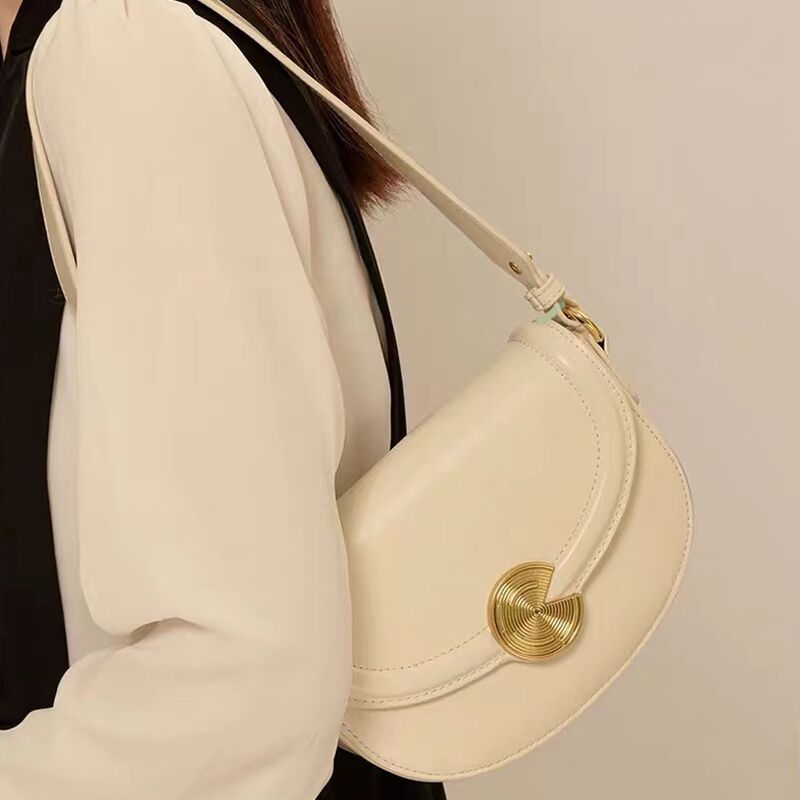 Genuine Leather Shoulder Bag for Women - Stylish Tote & Crossbody Purse - Perfect for Work, Travel, and Everyday Use