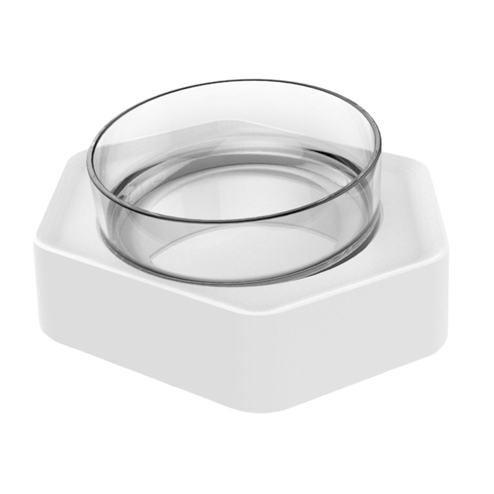 Sturdy White Dog Bowl for Small & Medium Dogs - Durable Pet Food Dish for Puppies, Kittens, and Adult Pets | Perfect for Home, Travel, and Outdoor Feeding