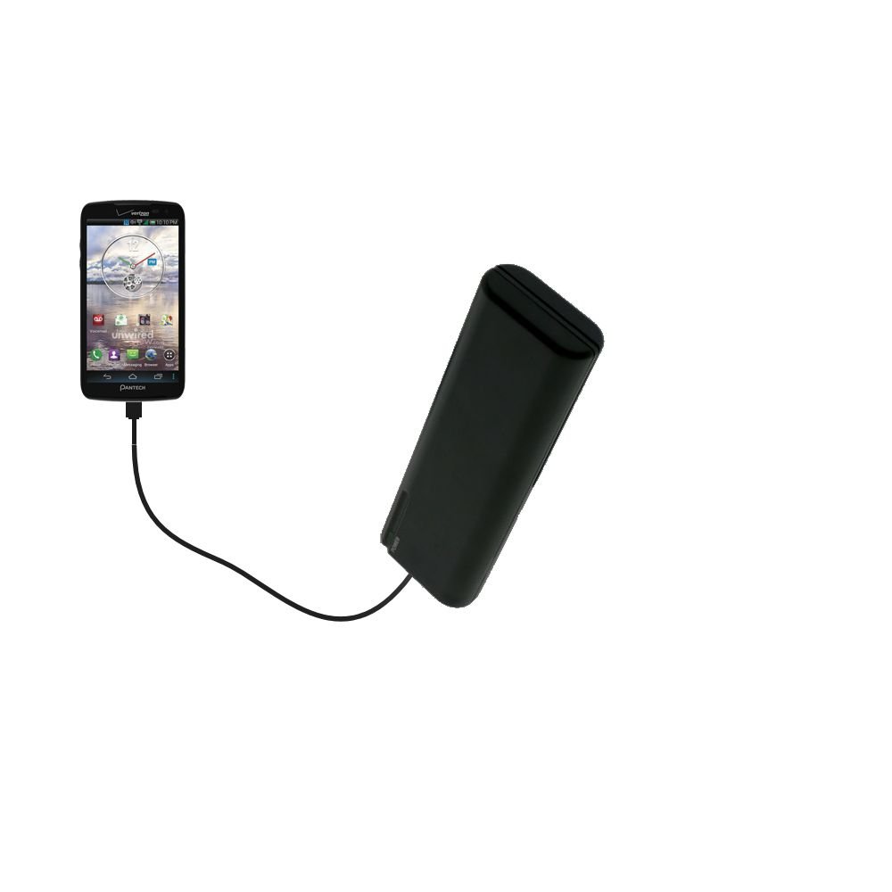 Portable AA Battery Charger with TipExchange Technology - Emergency Power Extender for Pantech Perception Phones | Perfect for Camping, Travel & Power Outages