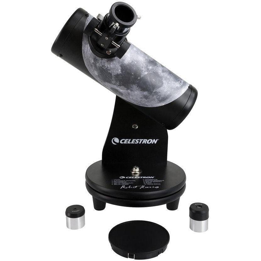Celestron Robert Reeves Edition FirstScope Tabletop Telescope - Portable Compact Telescope for Beginners, Kids & Adults - Perfect for Stargazing, Moon Observation & Backyard Astronomy
