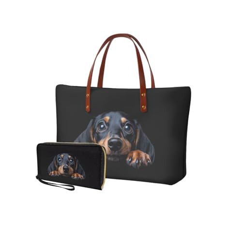 Black-dachshund Print