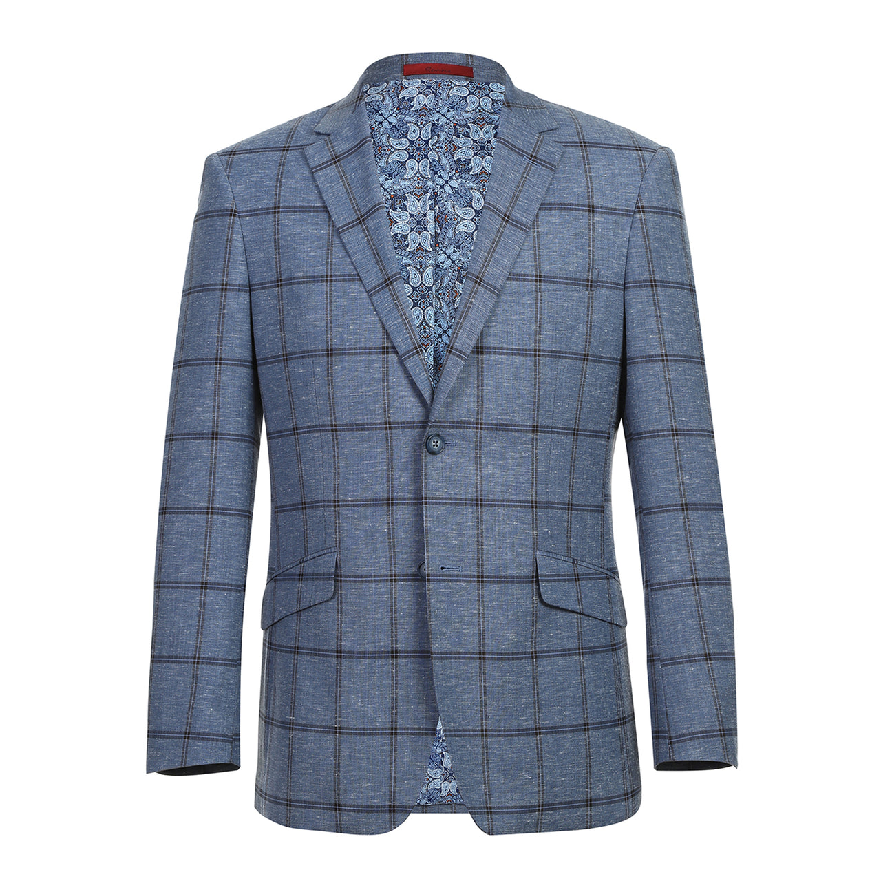Alessandro Vitello by Renoir Slim Fit Blazer for Men - Navy Blue Size 32 | Premium Italian Wool Jacket for Business Meetings & Formal Events