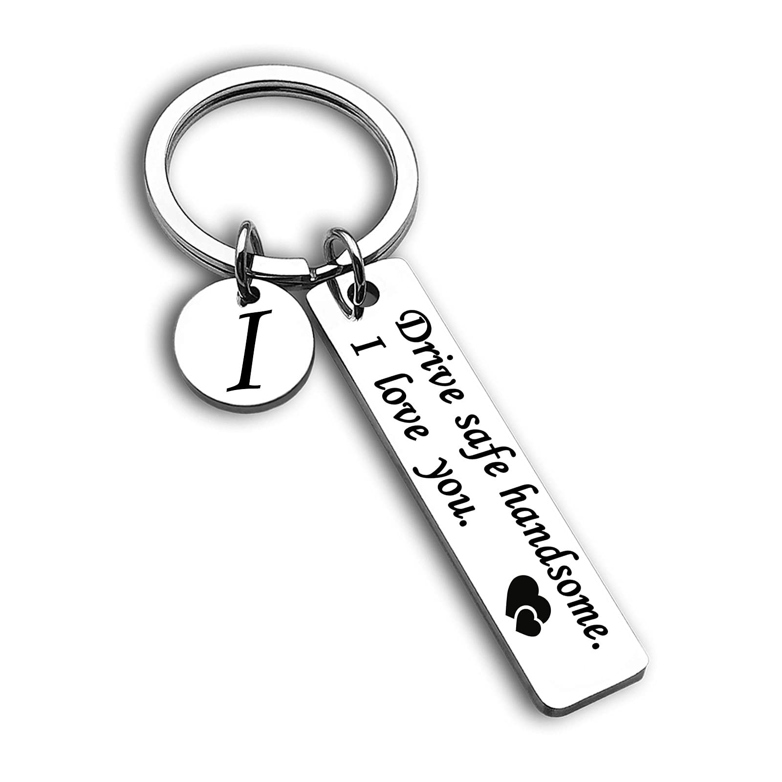 **Personalized Safe Driving Keychain for Men - Custom Engraved Car Safety Gift for Boyfriend, Husband & Dad | Birthday, Valentine's Day, Anniversary Present | Ideal for Commuters, Travelers & Car Enthusiasts | Perfect for Daily Commute, Road Trips, Office & Key Organization | Promotes Safe Driving Awareness | Great Gift for Drivers, New Car Owners & Safety-Conscious Professionals | Use for Everyday Carry, Gifting, and Safe Driving Reminders**