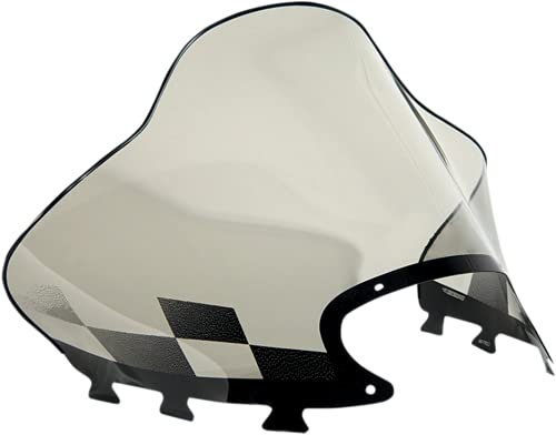 PowerMadd 13021 Cobra Windshield for Ski Doo Rev - Black Low Profile Windshield for Snowmobiles - Perfect for Trail Riding and Cold Weather Protection